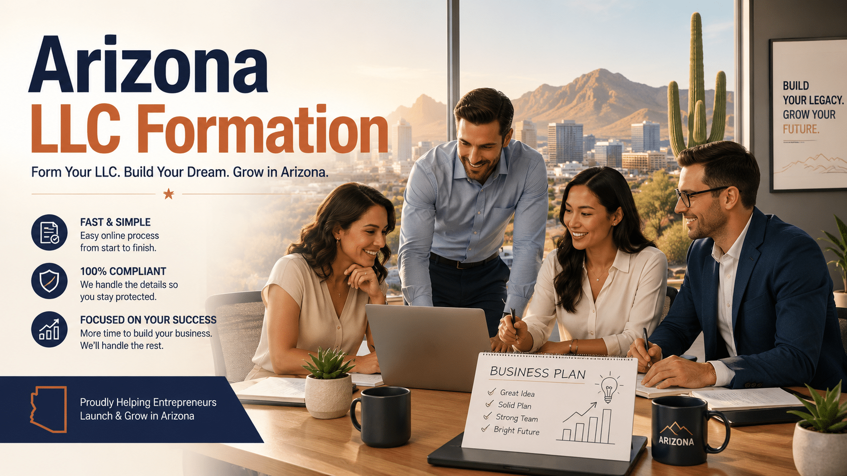 Arizona LLC formation — form your LLC, build your dream, grow in Arizona